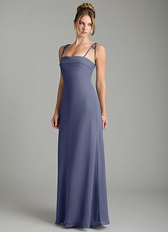 Azazie Ellia Bridesmaid Dresses Stormy A-Line Bow Chiffon Dress image3