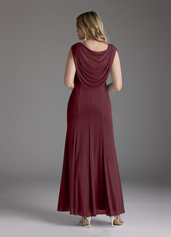 Azazie Ines Final Sale Dusk Mermaid Beaded Mesh Dress image5