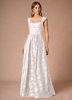 Hazel Cream Pleated Maxi Dress image7