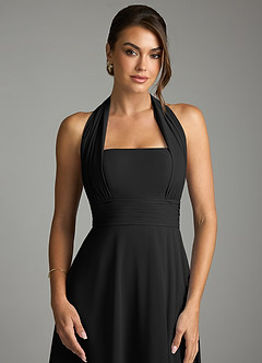 Azazie Tamira Suknie dla druhen Linia A Pofałdowany Szyfon Do ziemi Sukienka image6