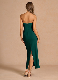 Liliah Forest Green Maxi Dress image2