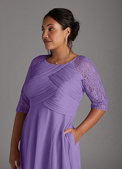 Azazie Gracelyn Kleider für die Brautmutter A-Linie Spitze Kleid Tahiti image11