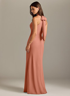 Azazie Doretta Bridesmaid Dresses MAI TAI Mermaid Pleated Chiffon Dress image7