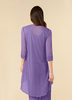 Azazie Frances Mother of the Bride Dresses Tahiti Jumpsuit/Pantsuit Scoop Mesh Dress image6