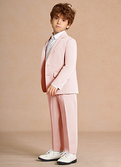 front Oliver Rosa Rubor Traje de 2 piezas para niños