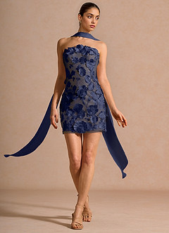 Annelia Dark Navy Mini Dress image4