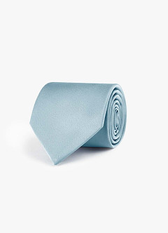 front Stretch Satin Wide Tie