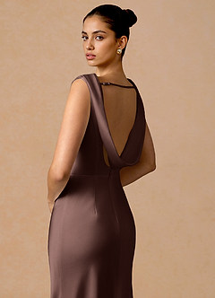 Maxi jurk Evarine Truffel image6