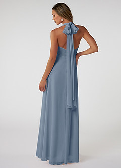 Azazie Fifi Bridesmaid Dresses Twilight A-Line Strapless Chiffon Convertible Dress image3