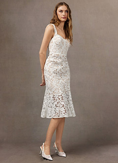 Candace White Midi Dress image8