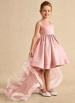 Azazie Julietta Flower Girl Klänningar Klänning Balklänning i Tyll Konvertibel image3