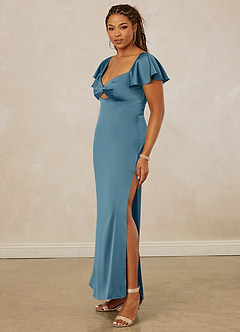 Christian Siriano Bridal for Azazie 1005 Bridesmaid Dresses Bermuda Sheath Sweetheart Neckline Stretch Satin Dress image11