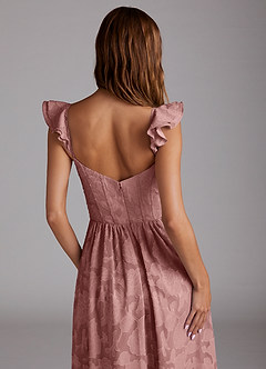 Candice Light Pink Corset Maxi Dress image2