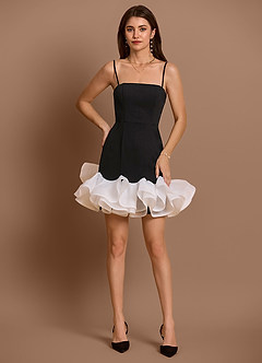 Vestido Blanco Negro Mini Nola image3