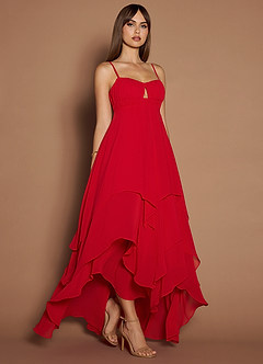 Cassidy Cherry Red Maxi Dress image4