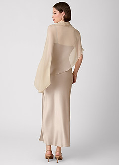 Crystle Maxi Klänning Taupe image4