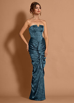 Elaine Moss Brown Vestido largo image3