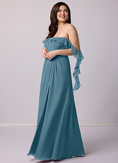 Barbie ♥ Azazie Bridesmaid Dresses Bermuda A-Line Off the Shoulder Chiffon Convertible Dress image11