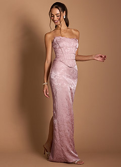 Vestido Rosa Pastel Largo Jess image6
