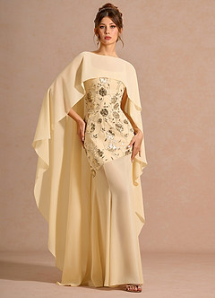 Kaavia Gold Sequins Maxi Dress image3