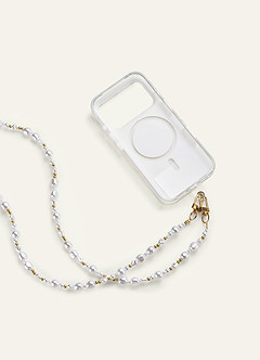 front Parel tashangertje, elegant gelaagd ontwerp, telefoonketting