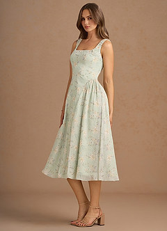 Elira Mint Multi Midi Dress image5