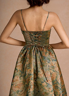 Ziva Vintage Teal Maxi Dress image6