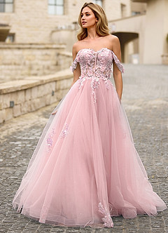 Eleanor Rose Robe de bal en dentelle florale 3D image5