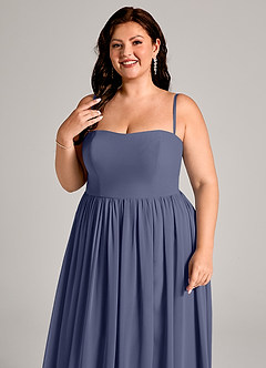 Azazie Calianna Bridesmaid Dresses Stormy A-Line Off the Shoulder Chiffon Convertible Dress image11