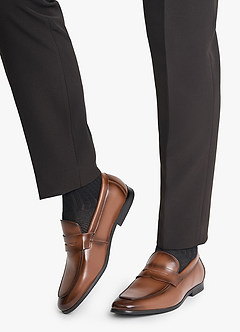 front Leren Penny Loafers voor Heren