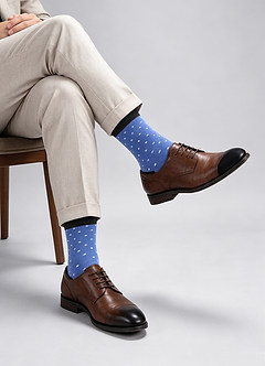 front Polka Dot Groomsmen Socks