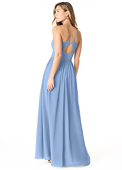 Azazie Cora Bridesmaid Dresses A-Line Pleated Chiffon Floor-Length Dress image3