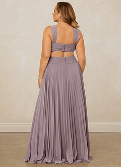 Christian Siriano Bridal for Azazie 1009 Bridesmaid Dresses Dusk A-Line Pleated Chiffon Dress image15