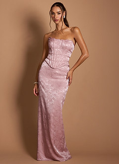 Jess Pastel Pink Two Piece Dress Ready to Ship | Azazie