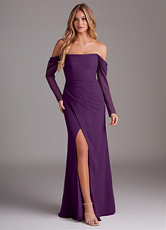 Nimue Grape Maxi Dress image2