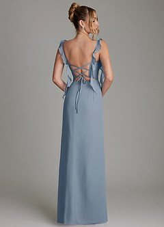 Azazie Jessamine Bridesmaid Dresses Twilight Mermaid Corset Chiffon Dress image8