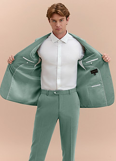 front William Matcha Comfort Blend Suit Jacket