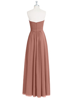 Azazie Yazmin Bridesmaid Dresses Cedar Rose A-Line Sweetheart Neckline Chiffon Convertible Dress image9