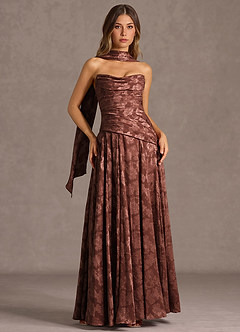 Vestido Mocha Coco Largo Gabriela image4