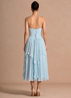 Robe Midi Bleu Ciel Kerensa image2