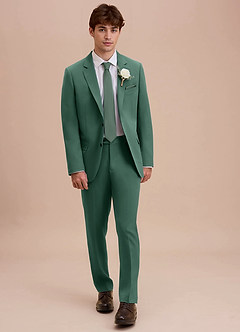 front Ethan Eucalyptus Refined Weave Suit