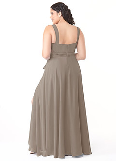 Azazie Alva Bridesmaid Dresses A-Line Convertible Pleated Chiffon Floor-Length Dress image10