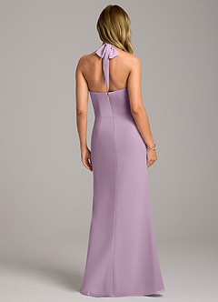 Azazie Keisha Bridesmaid Dresses Wisteria Sheath Chiffon Dress image6