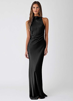 Robe Longue Noir Soleil image2