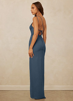 Christian Siriano Bridal for Azazie 1003 Bridesmaid Dresses Neptune Sheath One Shoulder Chiffon Dress image7