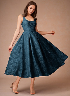 Briac 해군 미디 드레스 image3