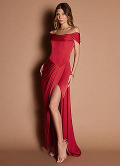 Blanka Apple Red Gown image2
