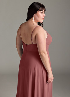 Azazie Akita Bridesmaid Dresses Amethyst A-Line Chiffon Dress image11