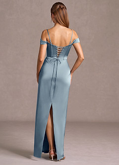 vestido Maxi Pó Azul Lorelei image2