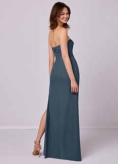 Barbie ♥ Azazie Bridesmaid Dresses Neptune Sheath Strapless Chiffon Convertible Dress image6